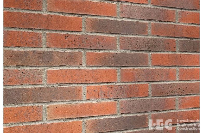 Ригельная клинкерная плитка Feldhaus Klinker R743 LDF vascu carmesi flores