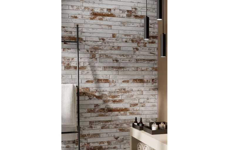 Ригельная плитка Rondine Harlem Red White