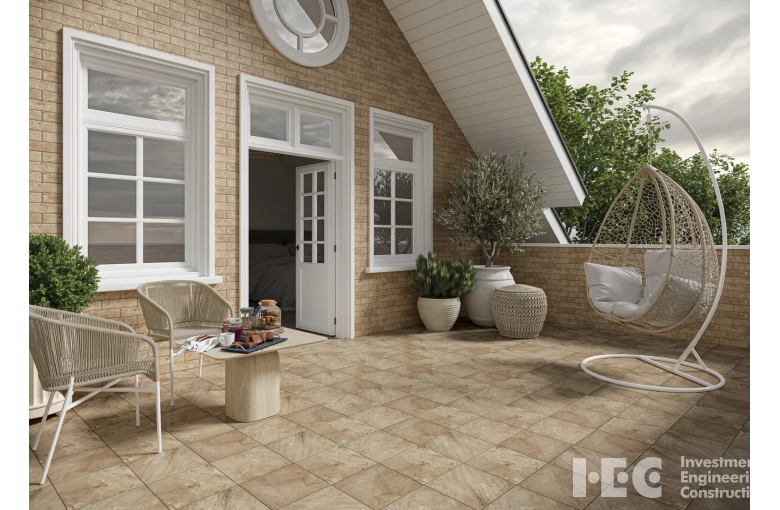 Клинкерная ступень с насечками Paradyz Mattone Pietra Beige