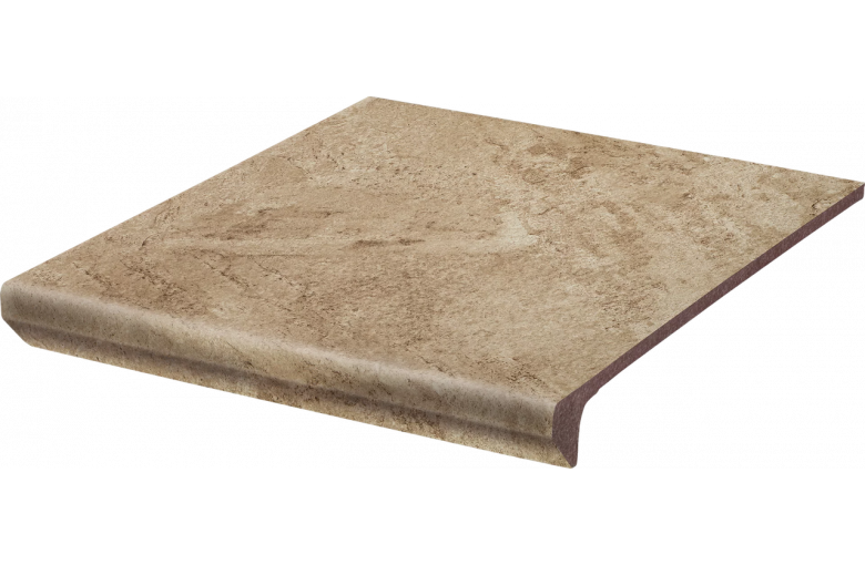 Клинкерная ступень с капиносом Paradyz Mattone Pietra Beige