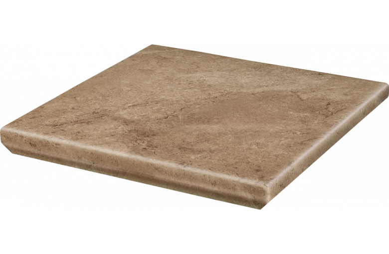 Клинкерная угловая ступень с капиносом Paradyz Mattone Pietra Beige
