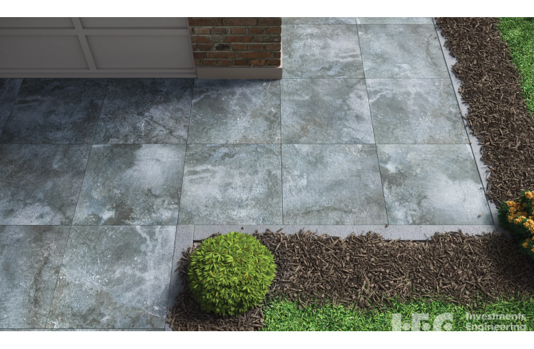 Террасная плита Paradyz Burlington Blue 595х895