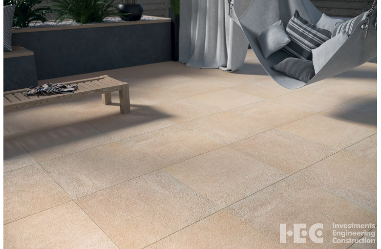Террасная плита Paradyz  Optimal Beige 595х1195