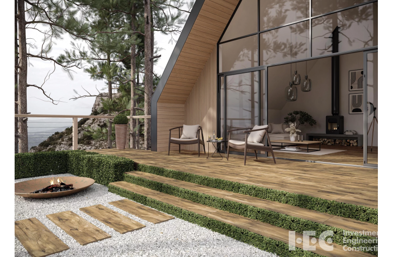 Террасная доска Paradyz Rustland Brown 295х1195