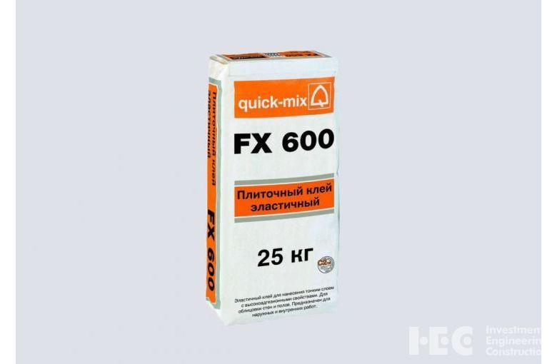 FX 600 Плиточный клей, эластичный quick-mix
