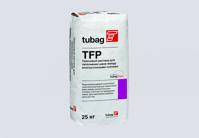 TFP	Трассовый раствор для заполнения швов для многоугольных плит, белый